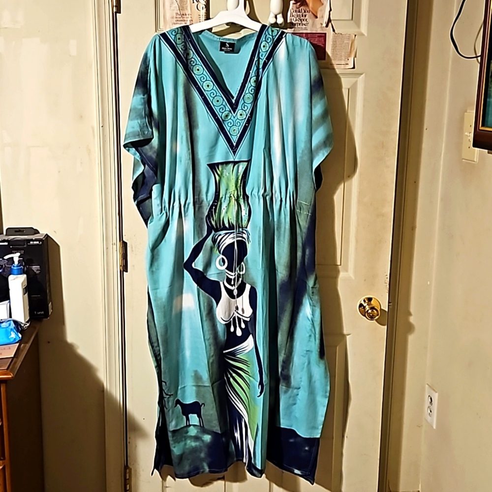 Shore drive village women kaftan dress